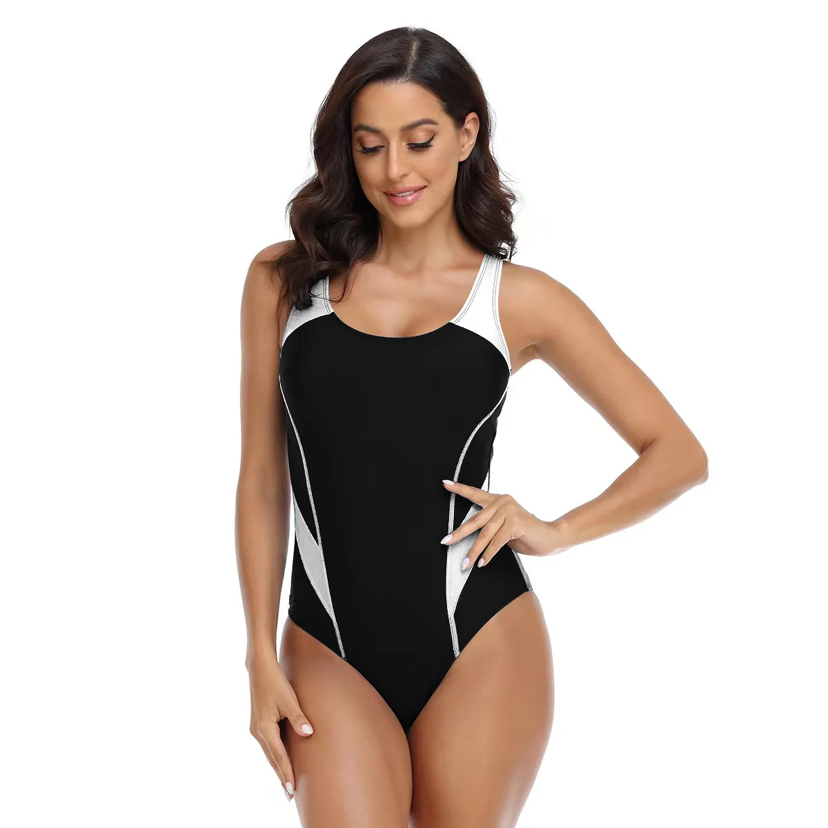 2024 sexy xxx one piece swimwear for girl briefs tight training competition designer swimsuits for women