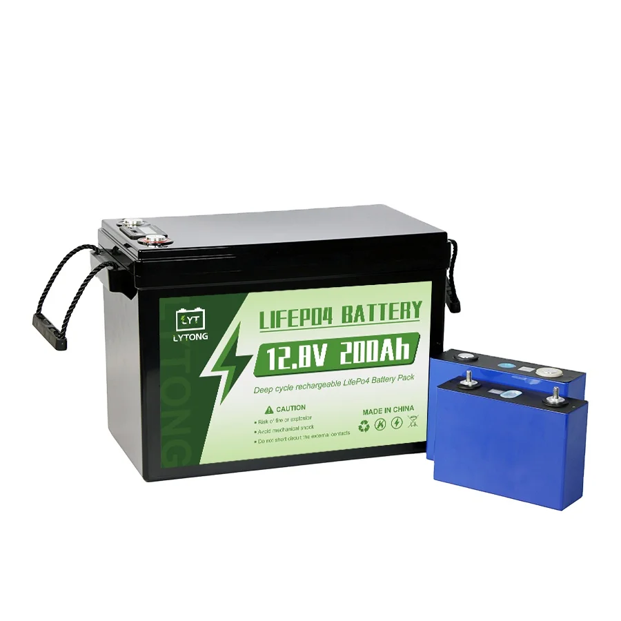 LYTONG OEM 12v 200Ah Consumer Electronics Lifepo4 24v 100ah RV Boat Ship Solar Lithium Box Deep Cycle Battery