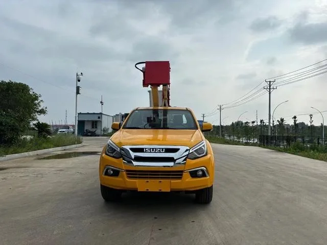 Best ISUZU Pickup 14-M aerial work Platform vehicle Insulated Bucket Truck high altitude work vehicle overhead working Truck