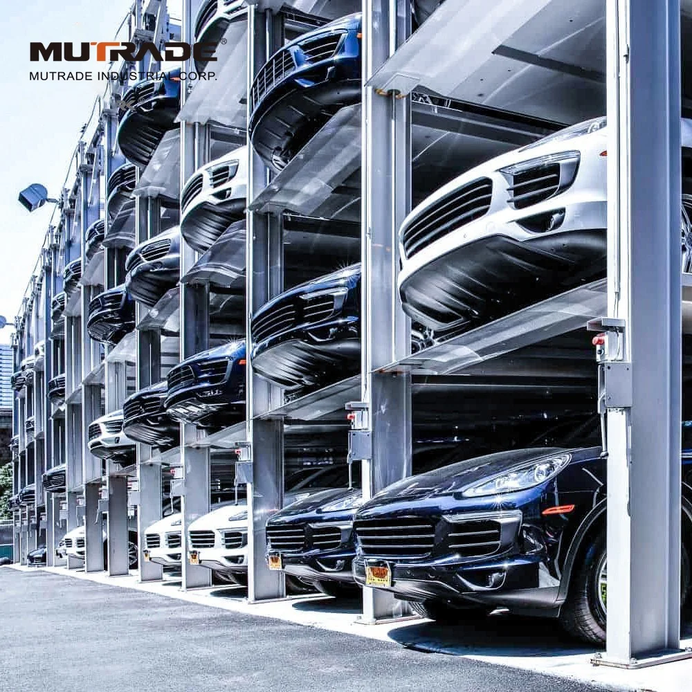 Hydraulic vertical Car Stacker parking system 3 Level car storage lift vehicle Parking Lift