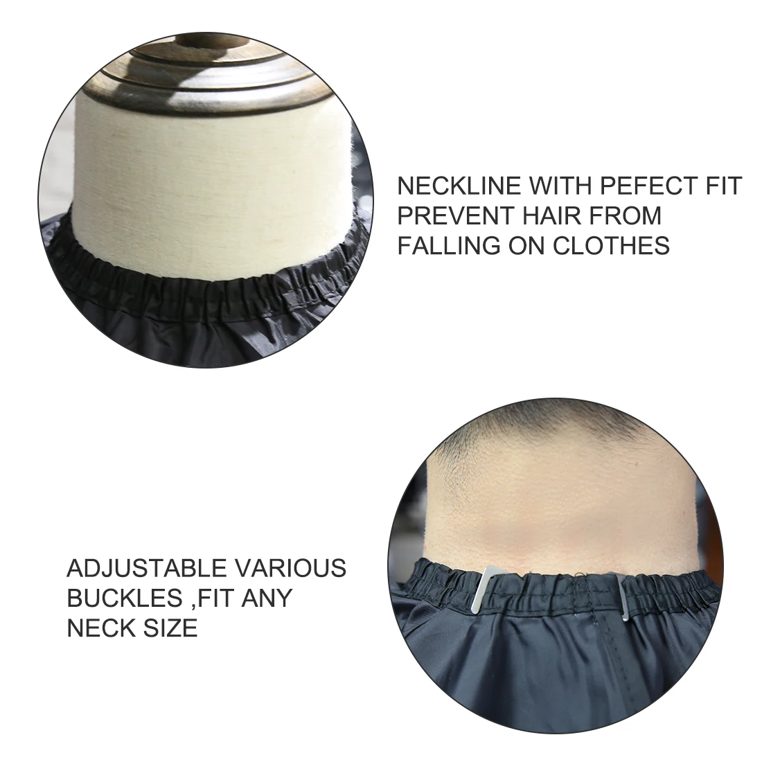 barber cutting cape Nylon Salon Cape  Water And Stain Resistant Apron With Adjustable Snap