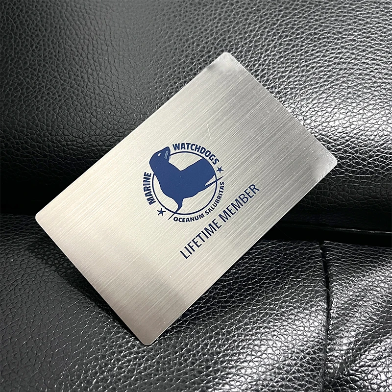 Custom Company Professional Manager Metal Stainless Steel Business Card Custom Metal Business Cards