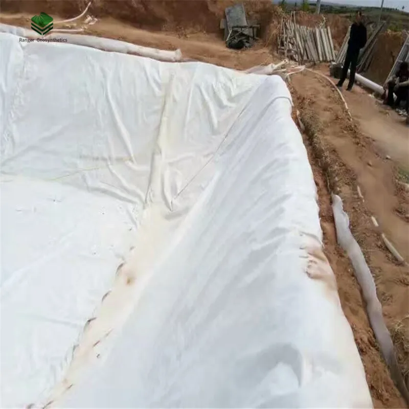 short fiber polyester or polypropylene needle punched nonwoven geotextile