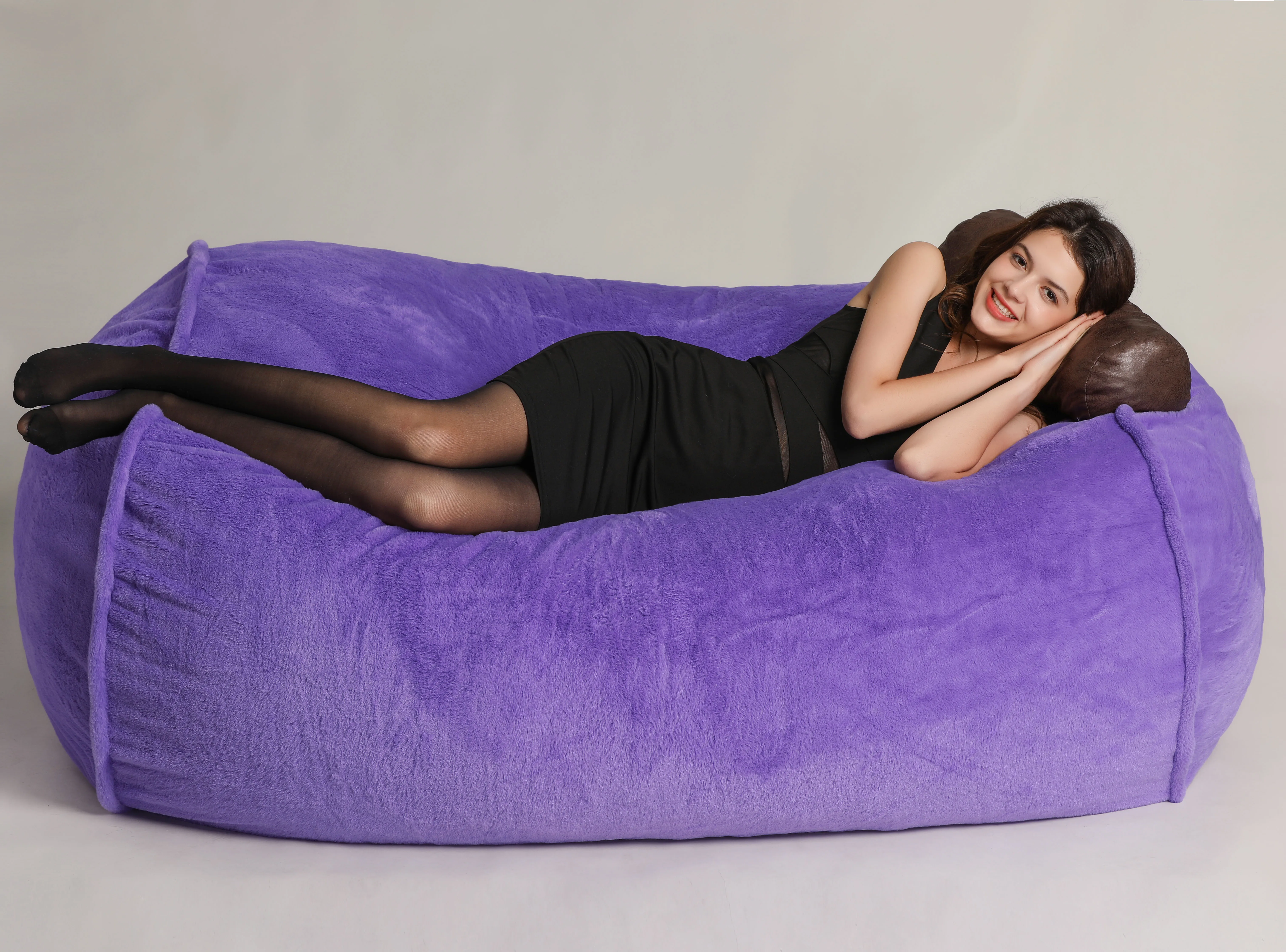 Luxury l shape genuine leather corner sofa modern fashion creative combination large size sofa set