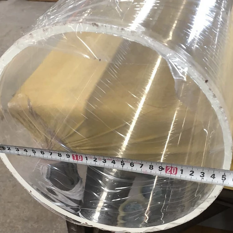 Acrylic Round Tank Aquarium Large Clear Cylinder 300mm 1500mm Large Diameter Plastic Clear Pipe Cast Acrylic pipe
