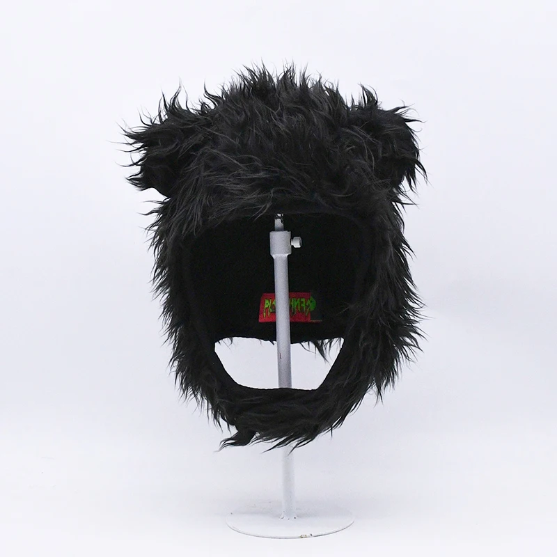 Autumn Winter Trendy Wool Pullover Cap Wind Proof Warm Women Cute Warm Hat Winter Caps With Ear Protectors