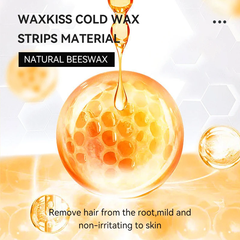 Waxkiss High Quality Professional Ready To Use Waxing Strips For Hair Removal Factory Supply OEM Cold Wax Strip