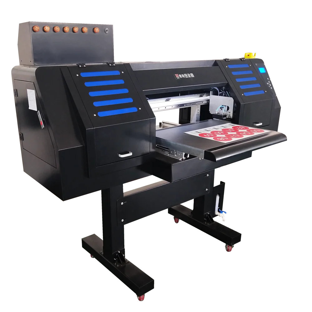 УФ светодиодный принтер для наклеек A3 A2 УФ планшетный ПЭТ пленочный принтер УФ DTF принтер