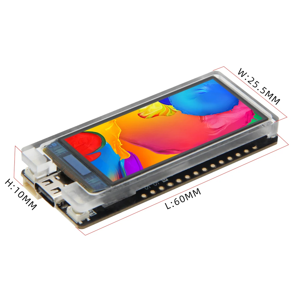 LILYGO T-Display-S3 amooled ESP32-S3 1,9 дюймов RM67162 AMOLED дисплей развивающая плата ooled WIFI Bluetooth 5,0 беспроводной модуль