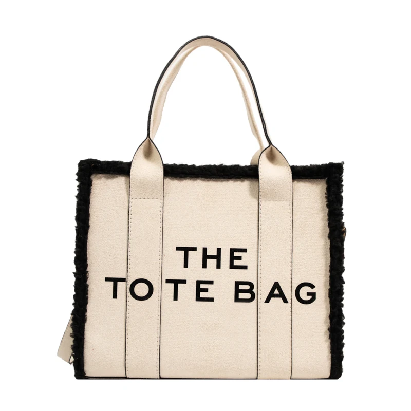 BM9353 Wholesale Famous Brand Womens Velvet Tote Bags Luxury Ladies Hand Bags Designer Bags Women wool leather Tote Handbags
