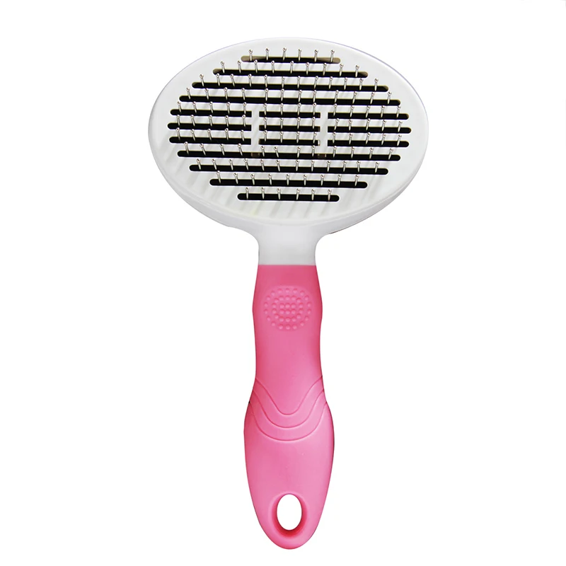 Wholesale OEM hot sale Pet self cleaning hair brush cats dogs hair removal Grooming Comb