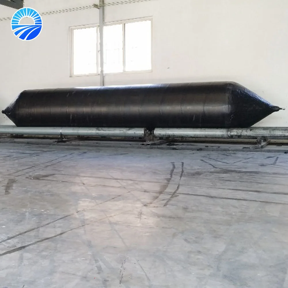 eco-friendly nature rubber high buoyancy floating pontoon, marine rubber airbags