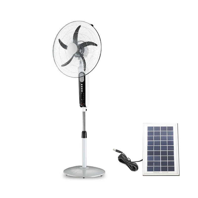 stand rechargeable cheap standing fan latest rechargeable with solar panel