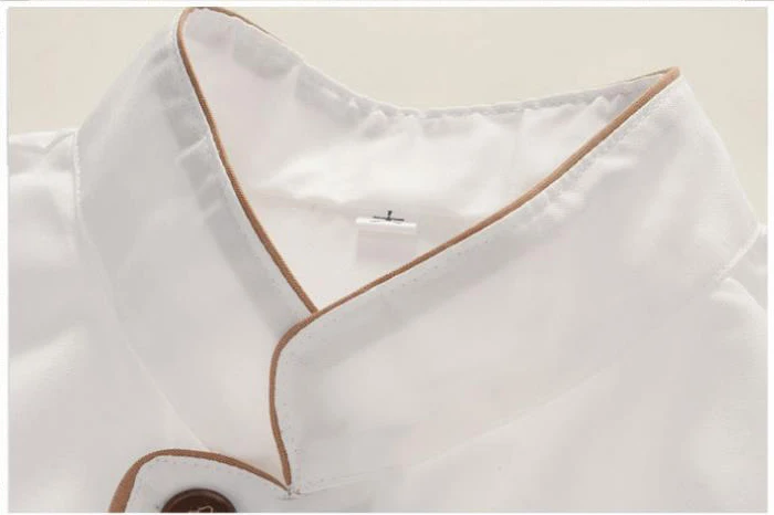 Custom Color Professional Restaurant Chef Uniform Button Wholesale Unisex Design Chef Jacket Workwear