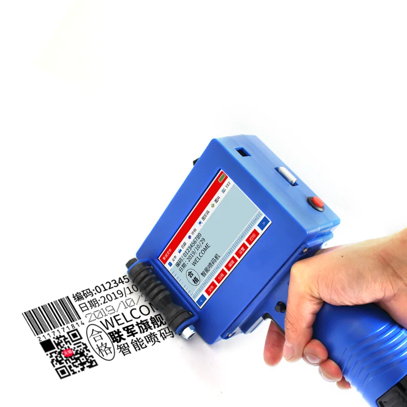 Lianjun Cheap Price Smart Handheld Carton Inkjet Printer Portable Expiry Date Code Mobile Inkjet Printer