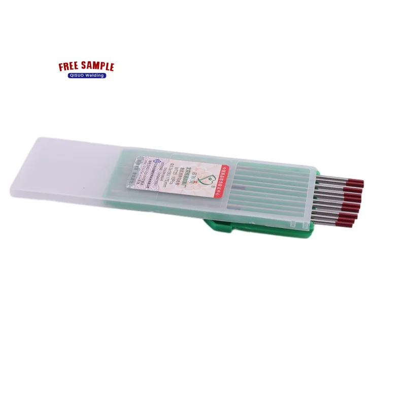 WT20 Thoriated Tungsten Needle Tungsten Electrode Argon Arc Welding Red Head Tungsten Needle 1.6/2.4/3.2mm