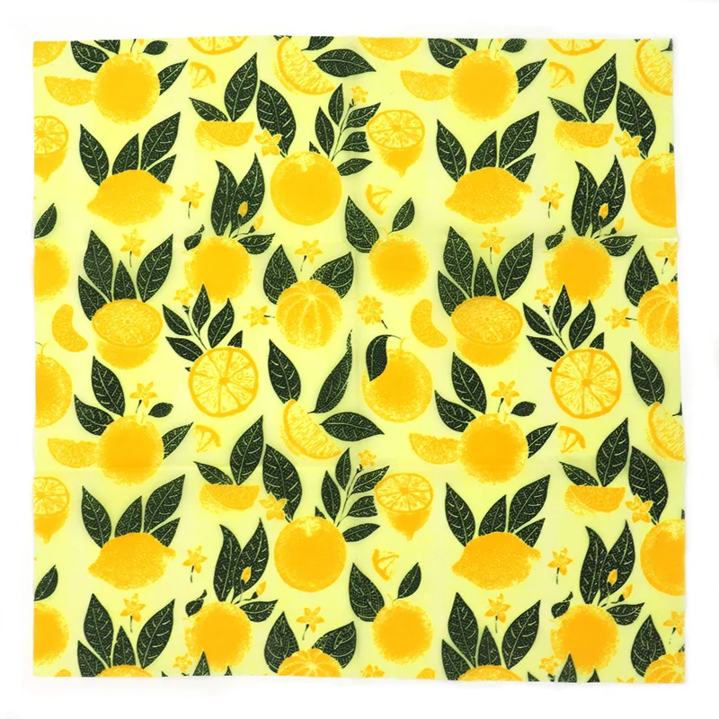 Многоразовые обертки для пчелиного воска, набор пищевых продуктов из 3 больших и средних оберток для пчелиного воска, чистая, здоровая, устойчивая к воздействию пчелиного воска