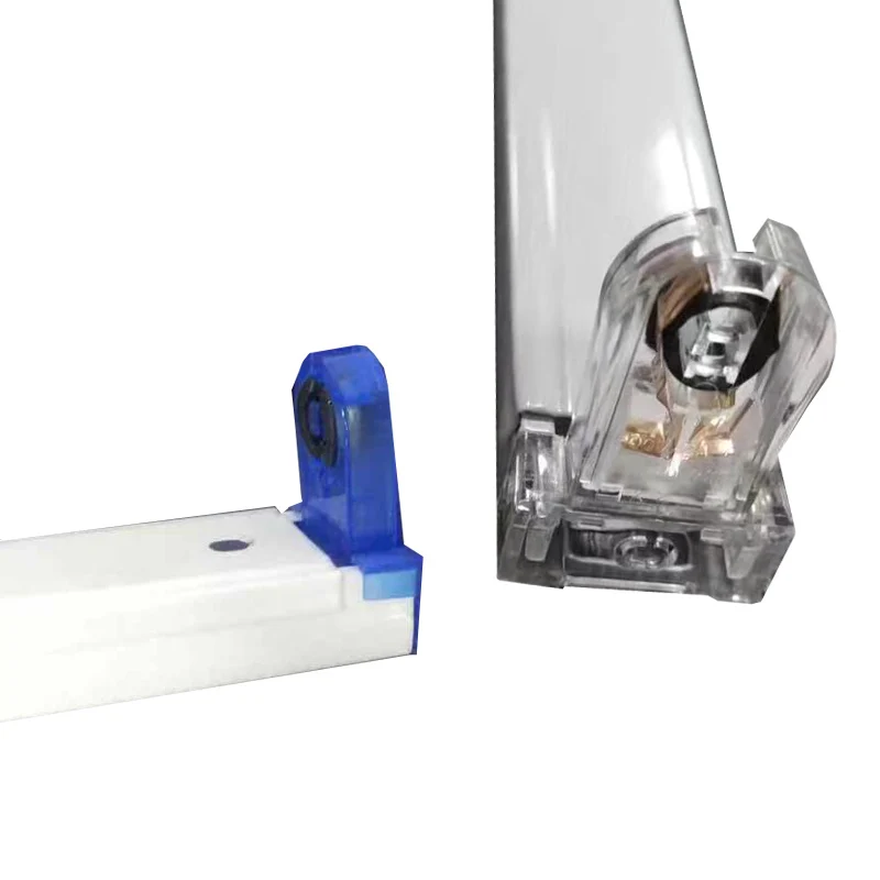 60cm 120cm 150cm 600mm 1200mm 1500mm 4feet Pink Plastic Glass Fixture Frame Holder Fitting Base 2 4 5 Feet T8 Led Tube Bracket