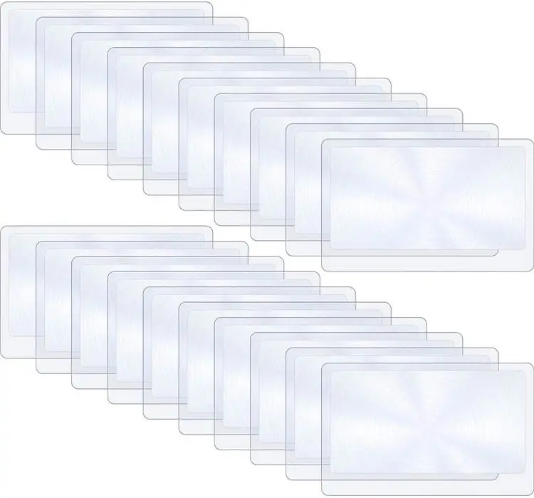 Рекламная Кредитная карта размеры Лупа с линзой Френеля с регулируемой яркостью увеличительным стеклом/увеличительное карты/визитная карточка увеличительное стекло