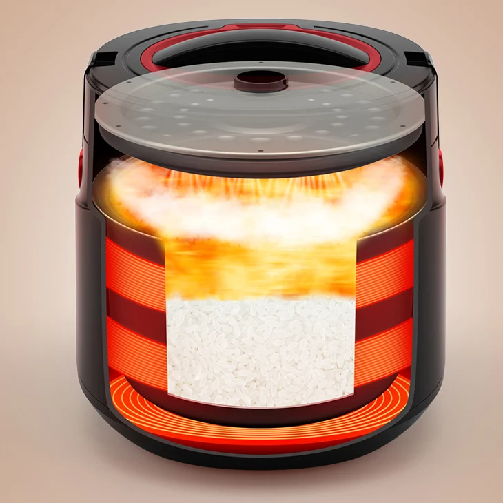 Multi-Function portable Small Self-Driving Tour Car rice cooker 12v 24v  2L  24v electric car rice cooker