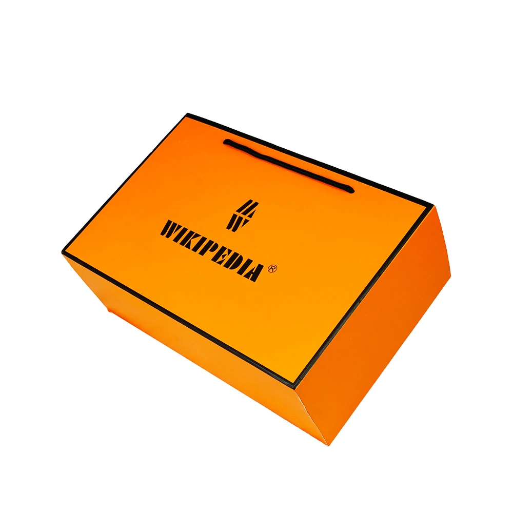 Custom boxes with logo packaging Luxury Clothes Shoes Gift Packaging Paper Box shoe valet box with Handle