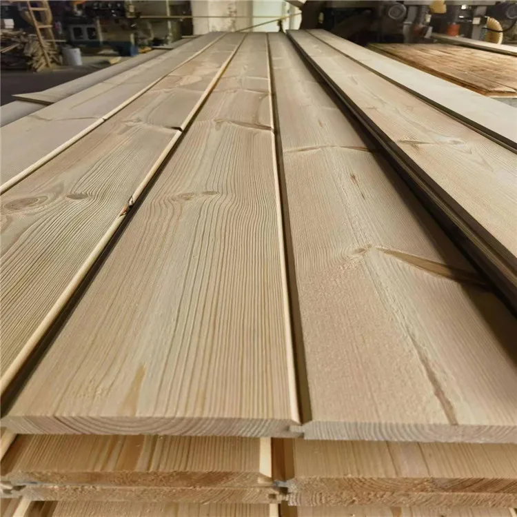 Factory Direct Wholesale Sauna Paneling Pine Soild Wood Lumber Formaldehyde Free Thermowood Pine