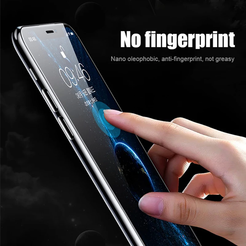 Full cover 9H tempered glass For iphone 11 pro front back screen protector