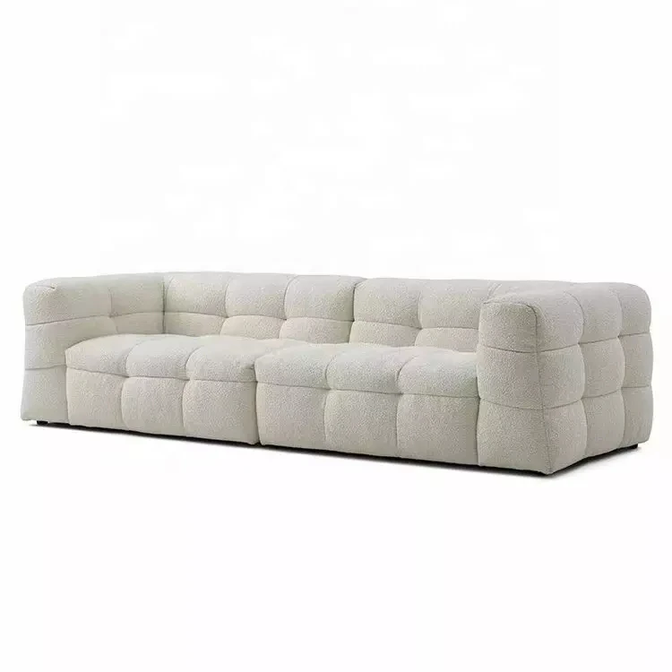 2023 trending scandinavian sofa design modular sectional white living room sofas for apartment