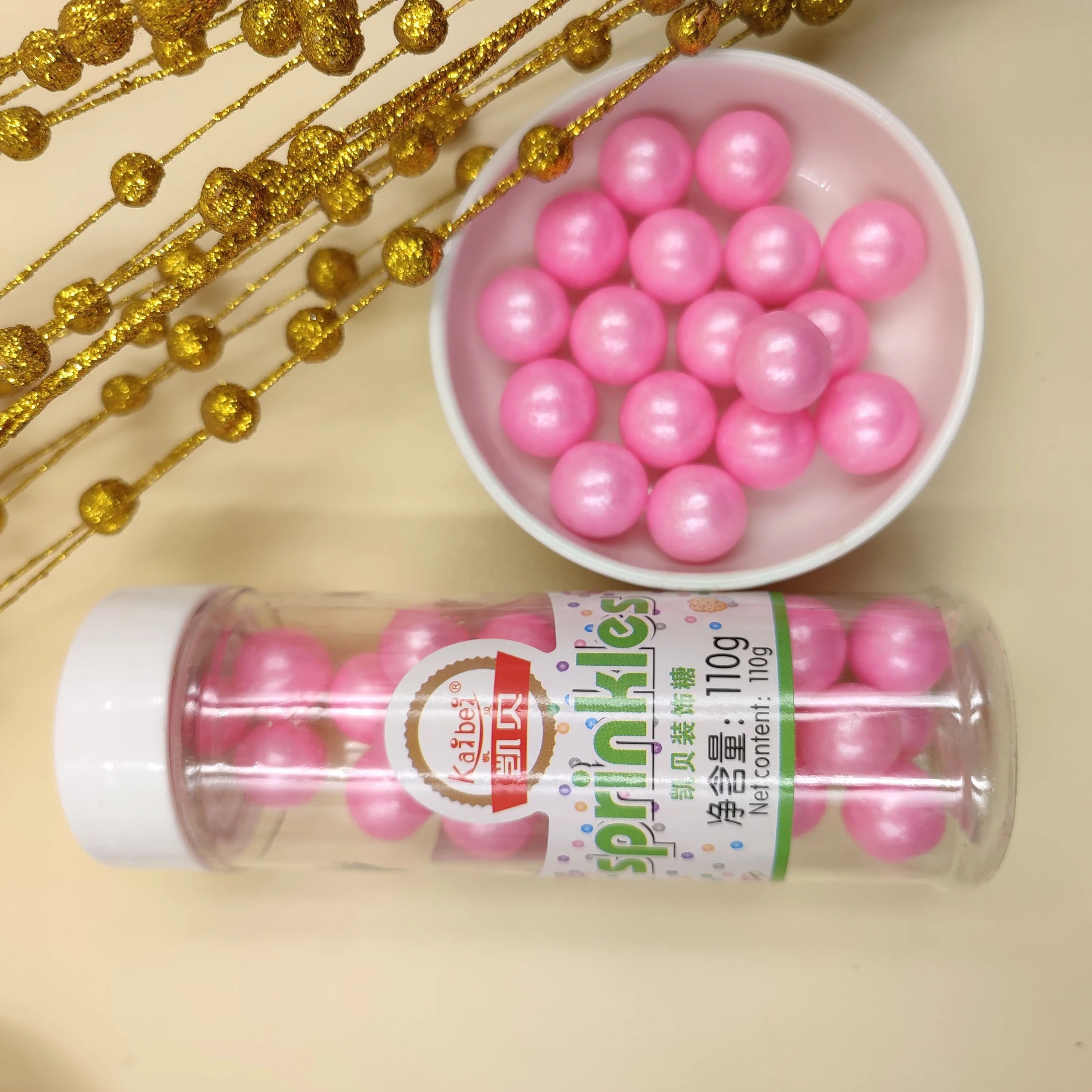  Bakery Decoration Sweet Sprinkle Candy Colorful Pearl Sugar for cake sugar