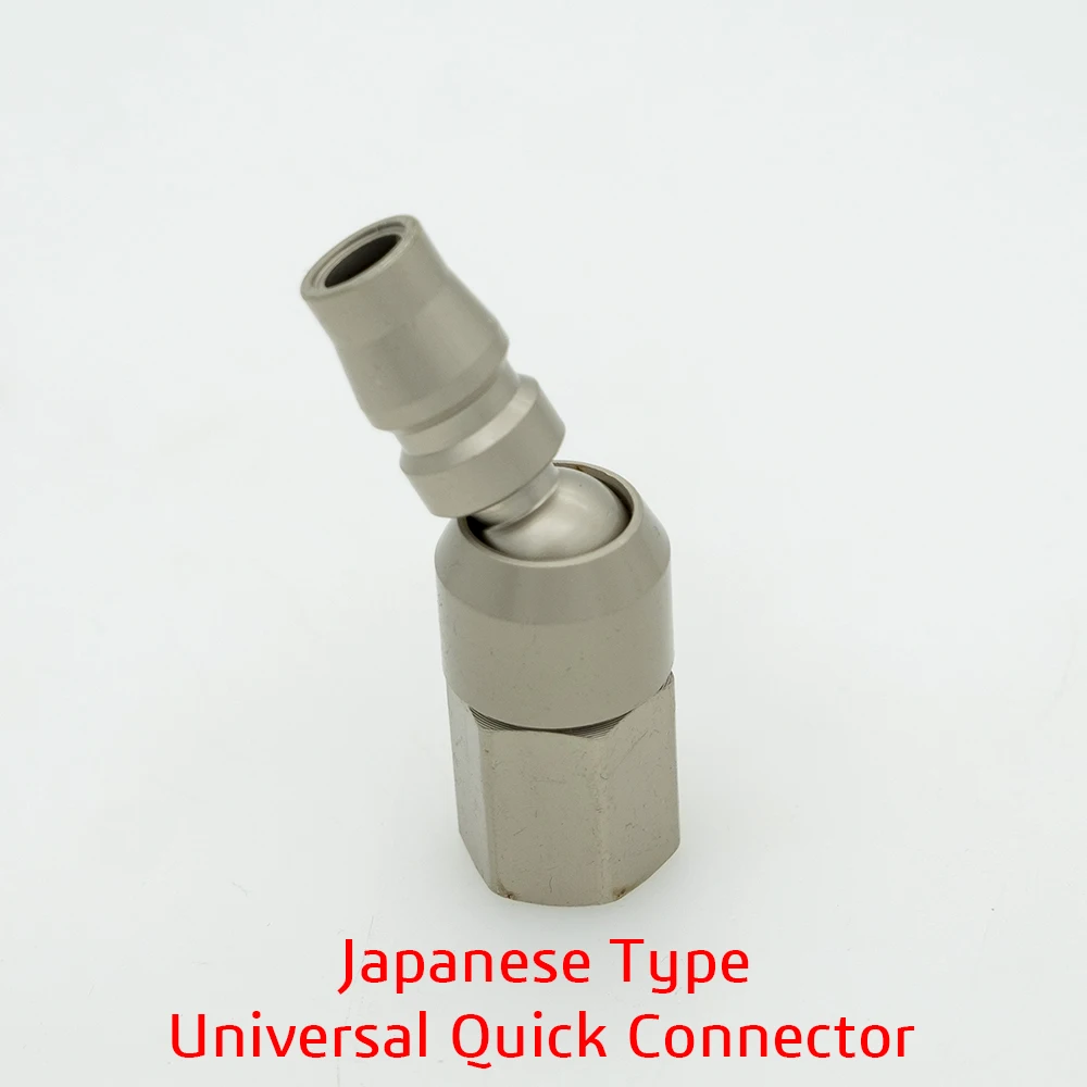 New Quick Release Couple Universal 360 Swivel Air Hose Connector Flow Universal Joint Air Fitting Air Line Hose Fitting
