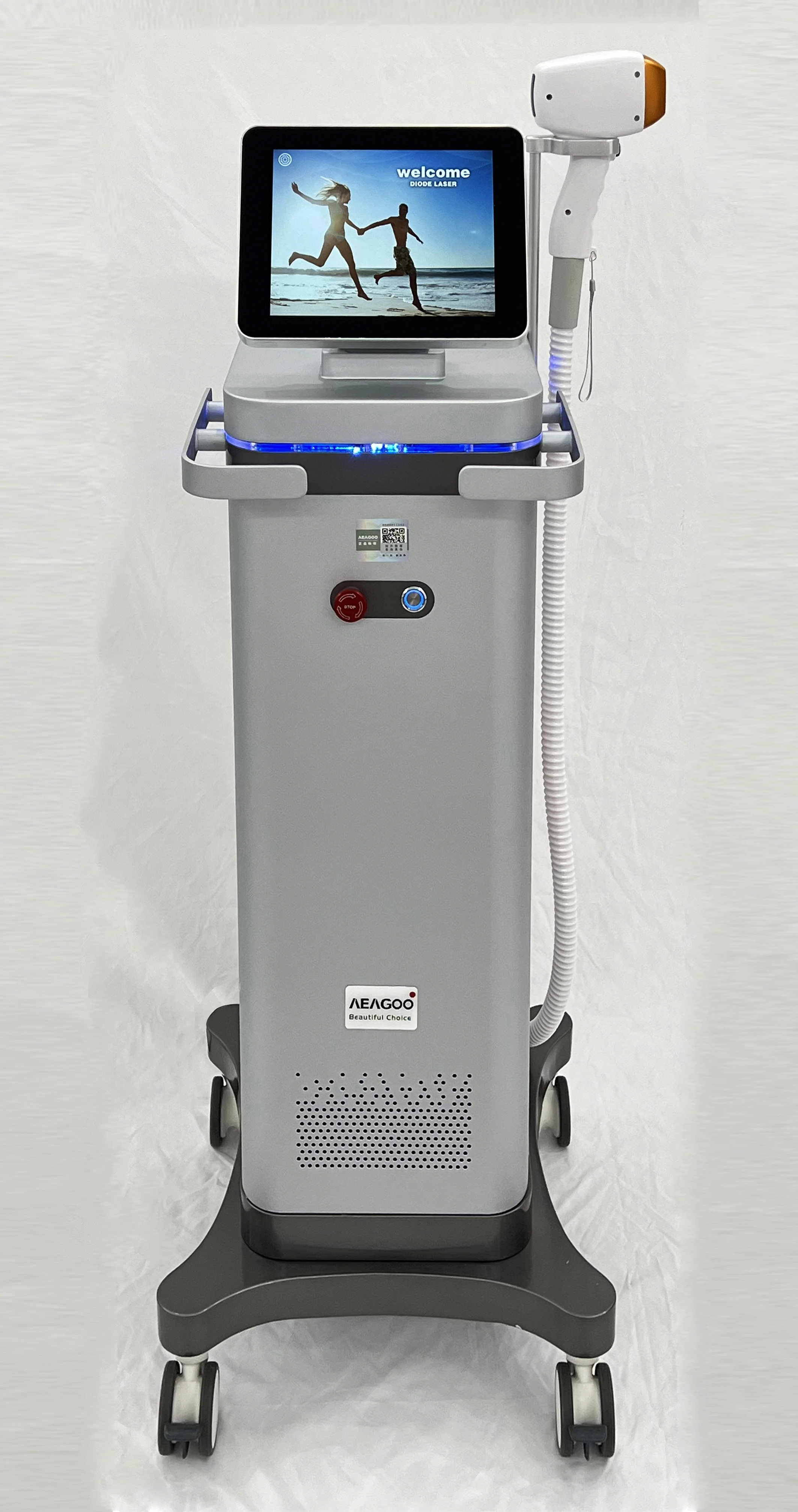 hottest selling ice platinums 755 808 1064 3 wavelength permanent 1064nm diode Laser hair removal machine price