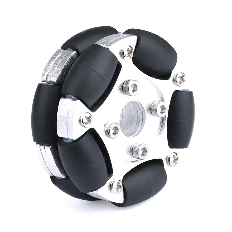 127mm High load aluminum alloy omnidirectional wheel with keyway