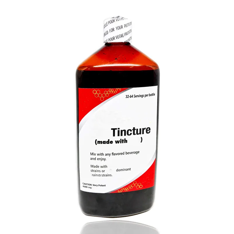 4oz Fluid Oval Pharmacy Liquid Medicine Rx Cough Syrup Bottles 1000mg