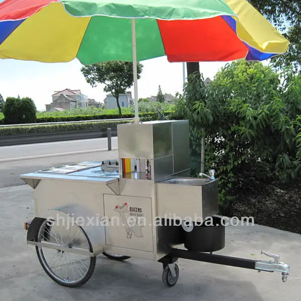 JX-HS120B Hot Dog Bike/hot Dog Cart Tricycle/hot Dogs Car for Sale