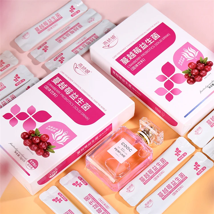 
Women Cranberry Probiotics Vagina Health Natural powder Private Label 