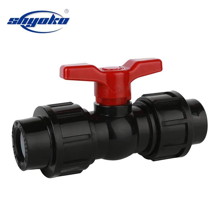  Irrigation valve pp/pvc compression quick connect for hdpe piping