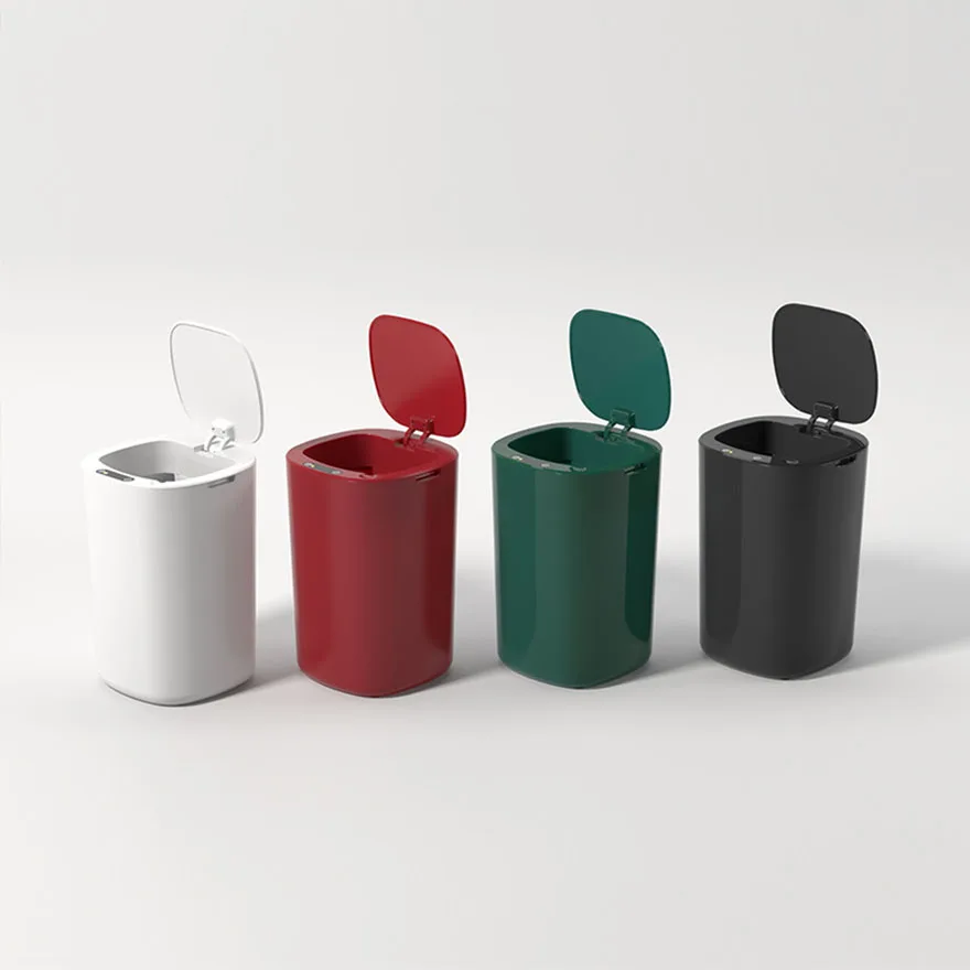 12L Sensor Smart Trash Can Kitchen Living Room Bedroom Bathroom Automatic Induction Electric Dust Bin