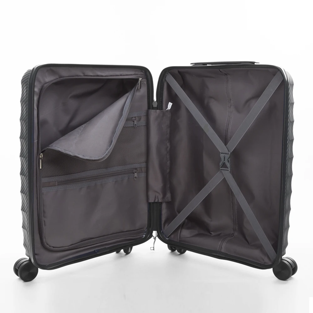 Высококачественный поставщик чемоданов из полипропилена для ручной клади, 3 предмета, чемодан для путешествий