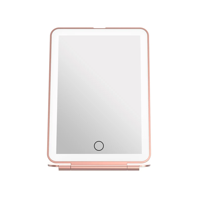 IPad мини макияж зеркало со светодиодной подсветкой 1000 мАч встроенный аккумулятор портативного путешествия