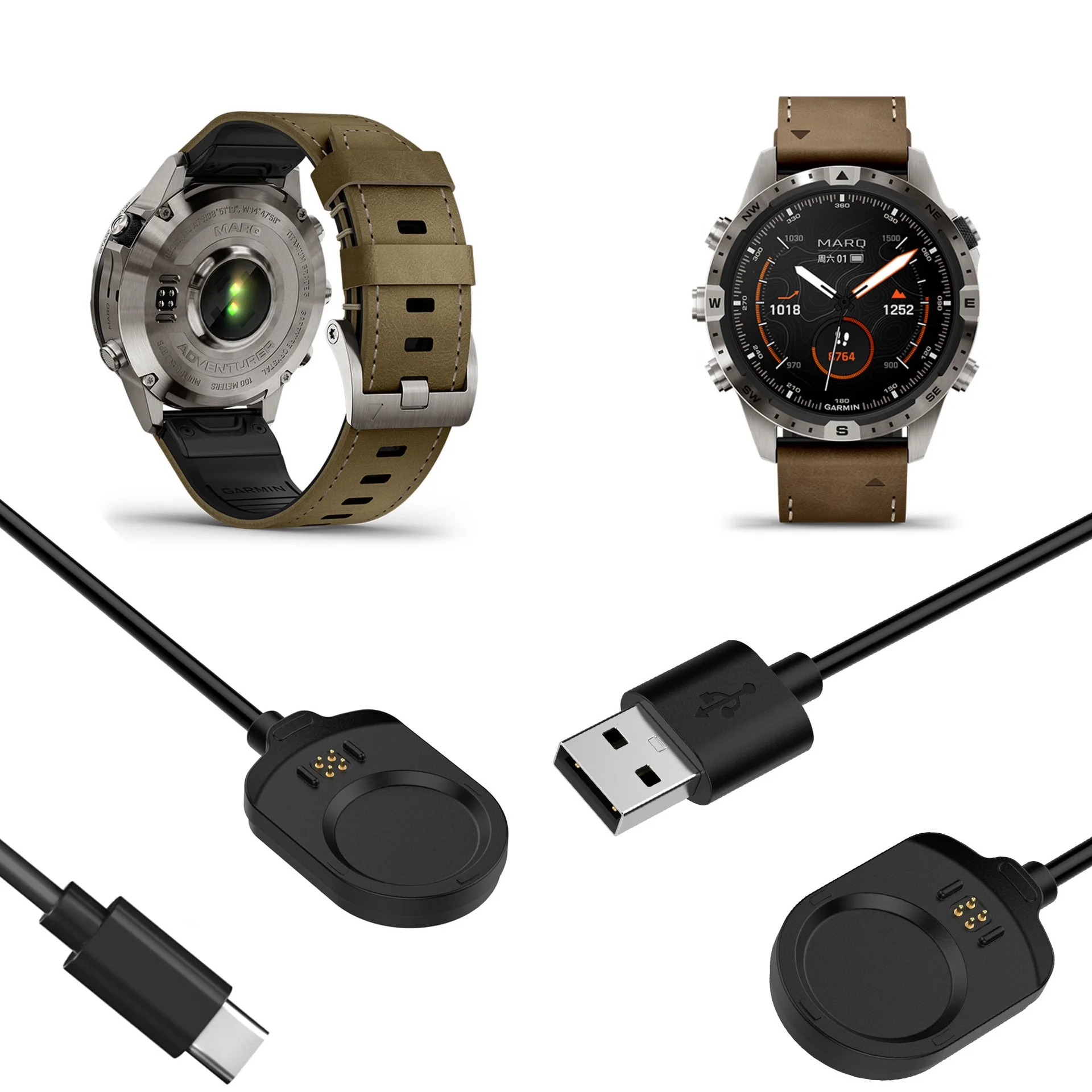 USB-зарядное устройство для смарт-часов Type-C 1 м