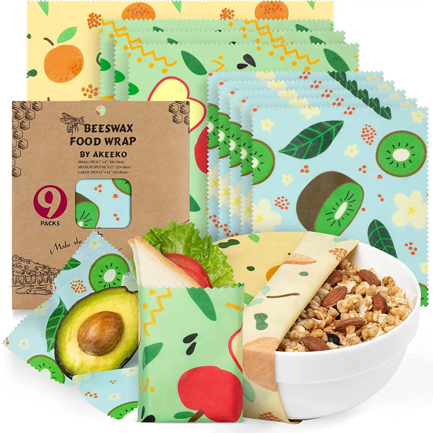 free shipping Hot Sell Low Order Quantity 100% Natural Organic Cotton Future Trend Kitchen beeswax waterproof paper