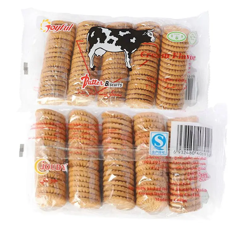 OEM Halal Sweet Taste Cream Flavor Butter Biscuit (180Gr)