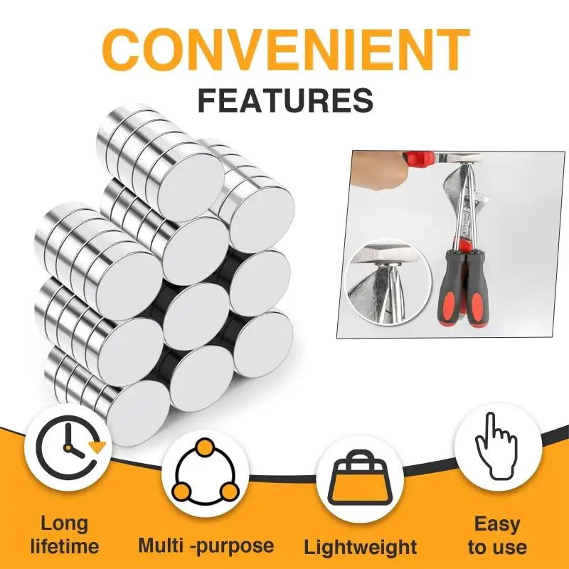 Factory Customized Neodymium Magnet Round N52 Strong Magnet Round for Motor Usage