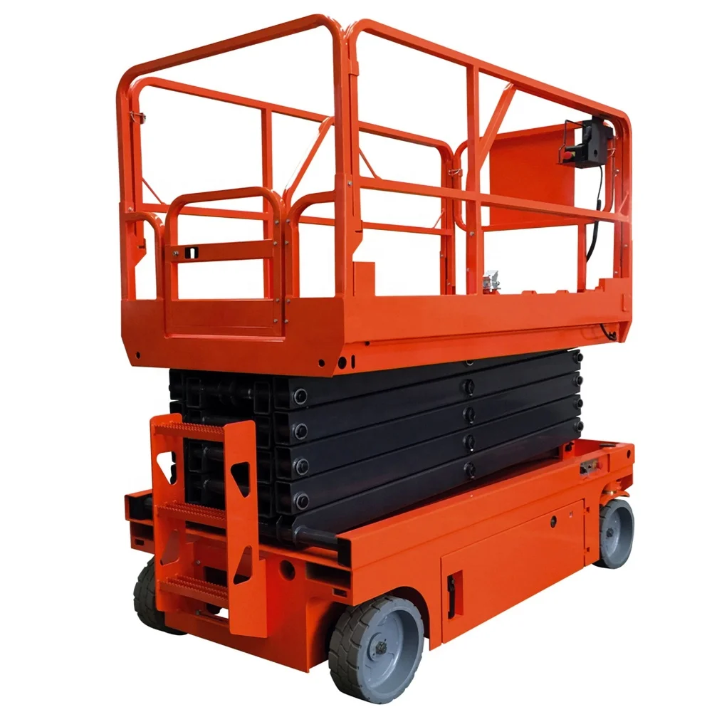 Scissor Lift Olift Battery Powered Scissor Lift Platform Elevated Self-propelled Work Platform