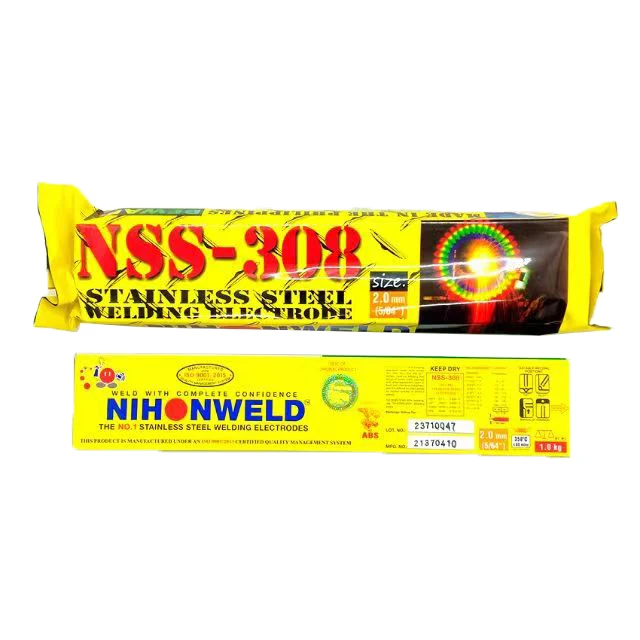 1 кг упаковка NihonwNeld NSS-308 сварочный электрод из нержавеющей стали (Размер: 2 мм 5 3 4 мм)