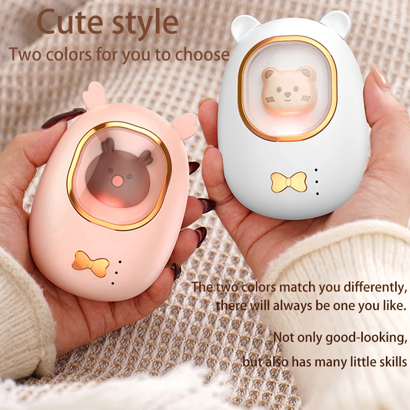 USB Rechargeable Electric Hands Heater Hand Warmer Winter Outdoor Traveling Hiking Mini Cute pet Use Heater