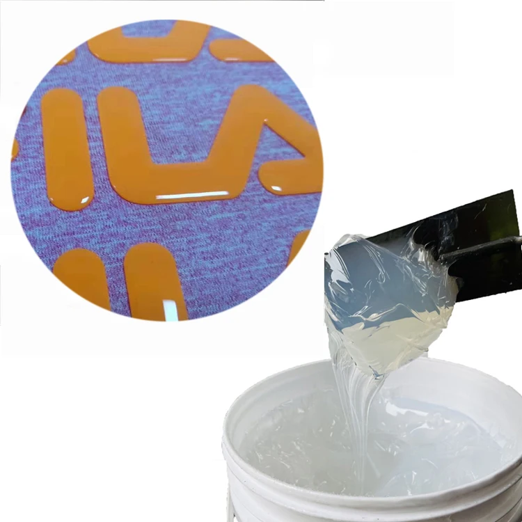 Garment Accessories T-shirt underwear Vinyl Smooth flow silkscreen printing ink glossy screen printing Silicone based