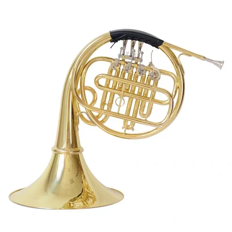 wholesale b flat 4 key brass wind Bb french horn instrument