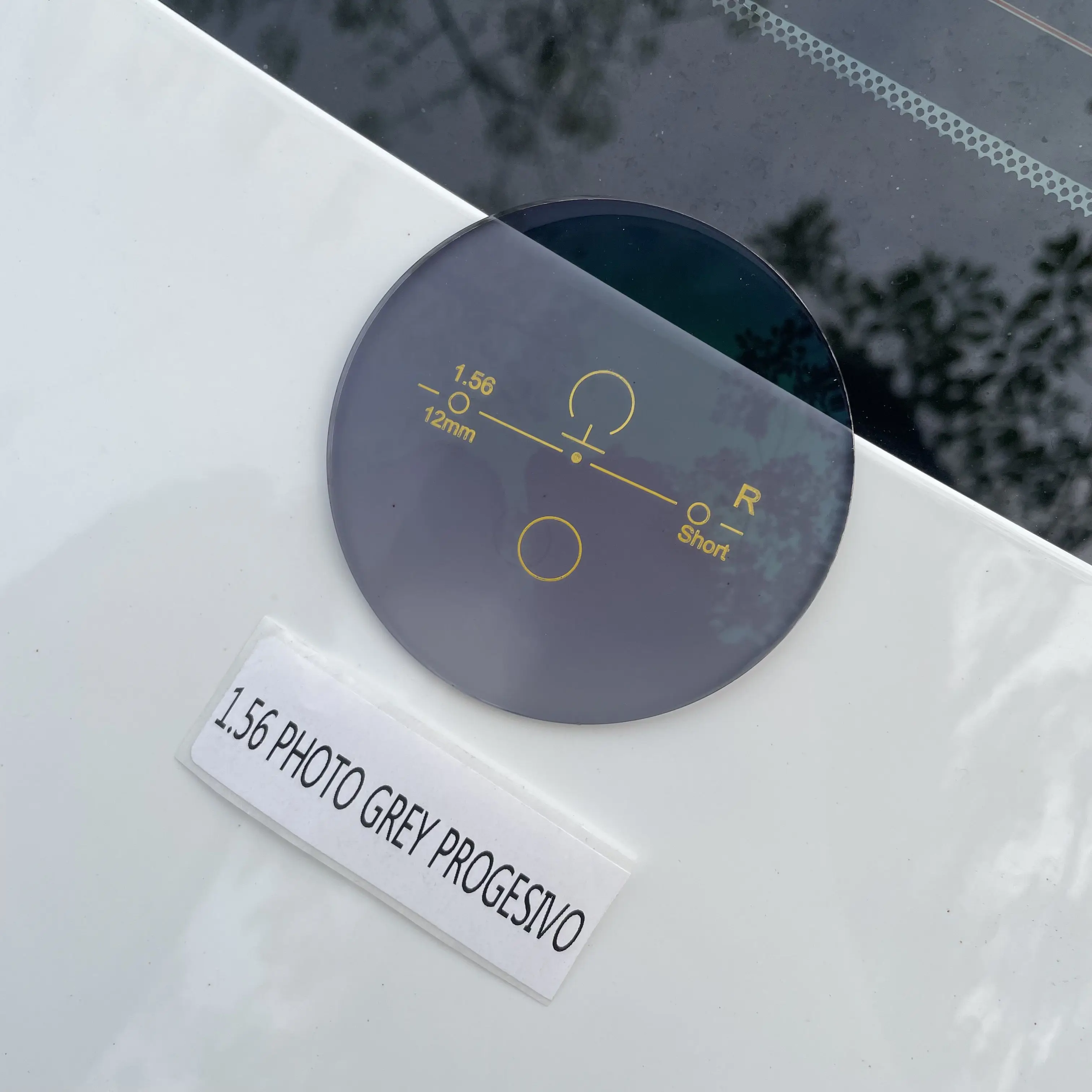 1.56 CR39 PGX HMC EMI Photo Grey Photochromic Progressive Lens 12MM Multifocal Optical Lenses for Glasses