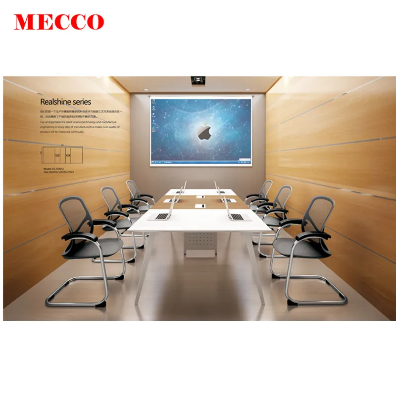 Stock Ergonomic Desk Office Modern Executive Wooden Table Presiden Boss Long Table Desk Furniture For Meeting And Conference